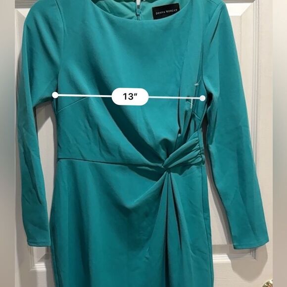 Donna Morgan for maggy front knot dress in size US 2 - Picture 8 of 8